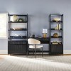 Saracina Home 3pc Transitional Desk with 1 Narrow Bookcase and 1 Wide Bookcase - 3 of 4