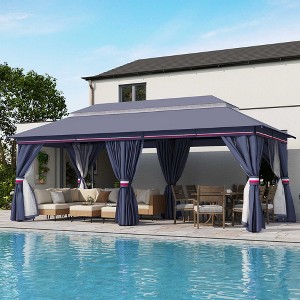 LAUSAINT HOME 10'X 20' Patio Steel Gazebo - 1 of 4