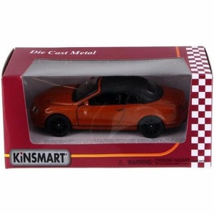 KiNSMART 2010 Bentley Continental Supersports Convertible 5inch 1:38Scale Die Cast Metal Model Toy Cars Orange - 1 of 1