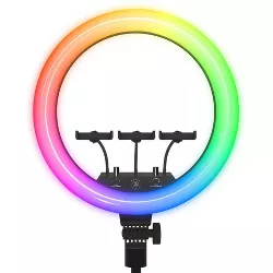 Dixie & Charli 18" RGB Ring Light with DELUXE 63" Tripod