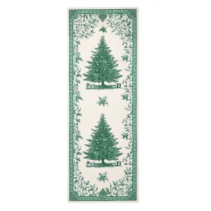 Polyester Washable Foldable Printed Christmas Tree Carpet, Festive Home Decor Rug - 1 of 3