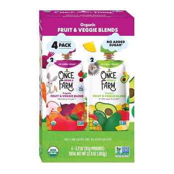 Once Upon a Farm Fruit & Veggie Variety Pack - 12.8oz/4ct