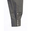 Gioberti Men's Solid Long Sleeve Western Shirt with Pearl Snap-on Buttons - 2 of 4