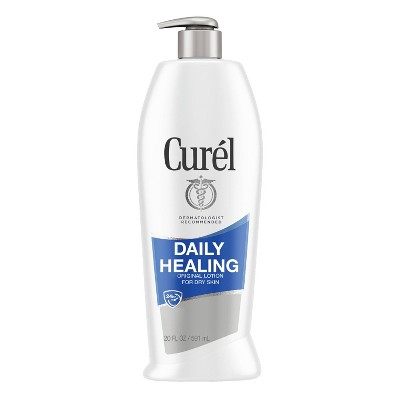Curel Daily Healing Hand and Body Lotion for Dry Skin, Advanced Ceramides Complex and All Skin Types