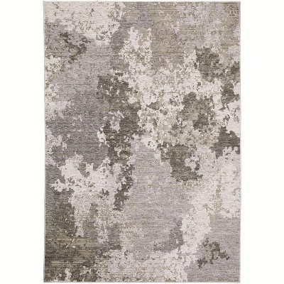 Oriental Weavers Nebulous 5091E Grey/ Ivory Indoor Area Rug - 3'3" x 5'