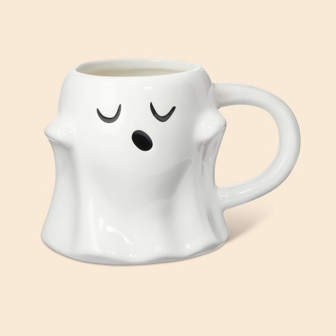 12oz Halloween Stoneware Ghost Figural Mug - Spritz™ : Target