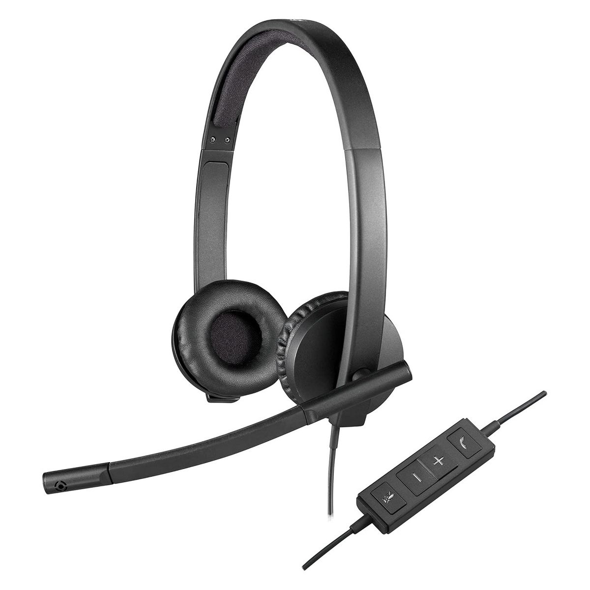 Logitech USB Headset Stereo H570e with Noise-Cancelling Microphone
