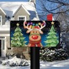 Briarwood Lane Christmas Mailbox Cover  - Standard Size - Festive Reindeer For Christmas Mailbox Cover - 2 of 2