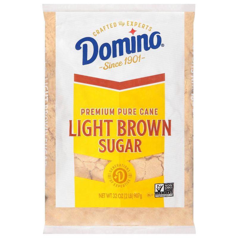 Domino Premium Pure Cane Light Brown Sugar - 2lbs, 1 of 6