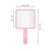 Unique Bargains Delicate Square Handheld Mirror 2 Pcs - 2 of 4