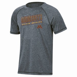 NCAA Minnesota Golden Gophers Boys' Gray Poly T-Shirt - 1 of 3