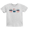 The Juniper Shop Patriotic Cupcakes Youth Short Sleeve Tee - 2 of 4