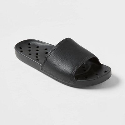 Slide Shower Sandals Black - Room Essentials™