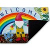 Stupell Industries Welcome Rainbow Gnome Printed Outdoor Door Mat, design by Darlene Seale, 18"x30" - 2 of 4