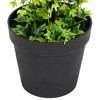 vidaXL Artificial Plant Green Polyethylene, Metal, Polypropylene Medium - 4 of 4