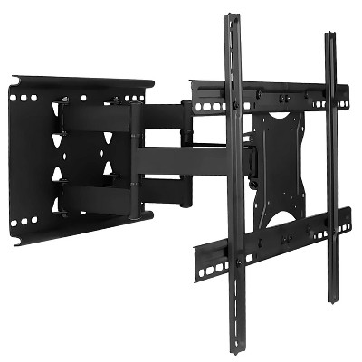 Mount-It! Full Motion Large TV Wall Mount w/ Extension Fits 40" - 80" Flat or Curved Large Screen TVs, Heavy-duty Mount Supports Up to 132 Lbs.