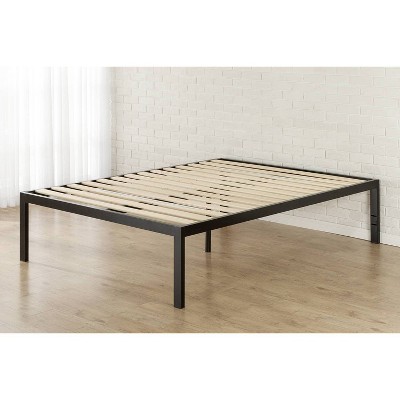 King 18" Lorrick Quick Snap Platform Bed Frame Black - Zinus