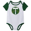 MLS Portland Timbers Infant Girls' 3pk Bodysuit - 2 of 4