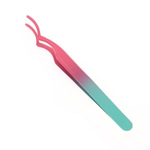 Unique Bargains Women's Lightweight Eyelash Extension Tweezers 1 Pc - 1 of 3