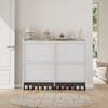 Coolmee Shoe Cabinet with Flip Drawers, Shoe Organizer with Adjustable Shelf, Hidden Shoe Storage for Entryway, Hallway, Living Room - 4 of 4