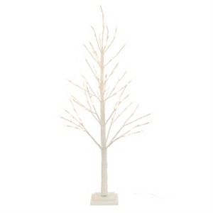 LED Glitter Twig Tree – 48" Modern Holiday Decoration by Melrose - 1 of 3