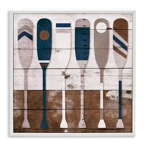 Stupell Industries Rustic Ocean Paddle Ores, 24" x 24" - 1 of 4