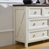 HDZNVF Farmhouse 7 Drawers Dresser, Wood Rustic Dresser, Storage Dressers Organizer - 4 of 4