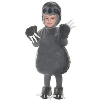 Halloween Express Toddler Sloth Costume - Size 2T-4T - Gray