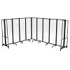 Hampden Furnishings Otis Collection Portable 9 Panel Room Divider - 4 of 4