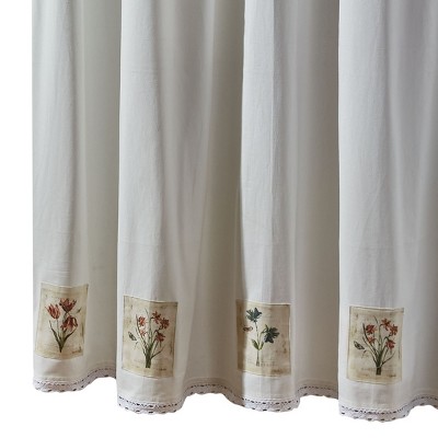 Park Designs Antiquarian Blooms Shower Curtain 72" x 72"