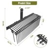 COZONY 72" Steel Spring Coil Tine Landscape Rake, 3 Point Tow Behind Hitch Attachment for Leaves, Straw, and Grass - 2 of 4