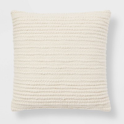 Photo 1 of Oversized Textured Solid Throw Pillow - Threshold™   24 x24 