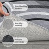 9x12 Living Room Rugs Washable Modern Geometric Rug Stain Resistant Non-Shedding Accent Rug Low Pile Ultra-Thin Soft Throw Carpet - 3 of 4