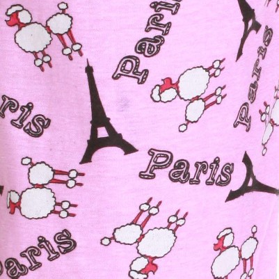 pink - paris poodle