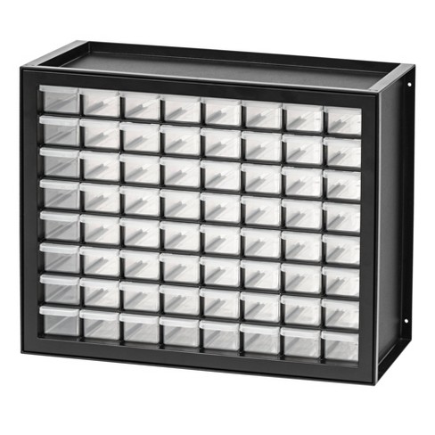 Iris 64 Drawer Parts Cabinet Black Target