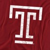 Men's Temple University Official Distressed Primary T-Shirt - 2 of 4