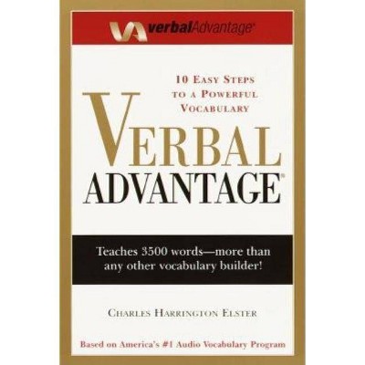  Verbal Advantage - Large Print by  Charles Harrington Elster (Paperback) 