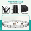 BestMassage Dog Playpen 24/32/40 Inch Heavy Duty Playpen Pen Dog Fence Dog Kennel with Doors Indoor Outdoor Pet Exercise Pen Puppy Playpen - 3 of 4
