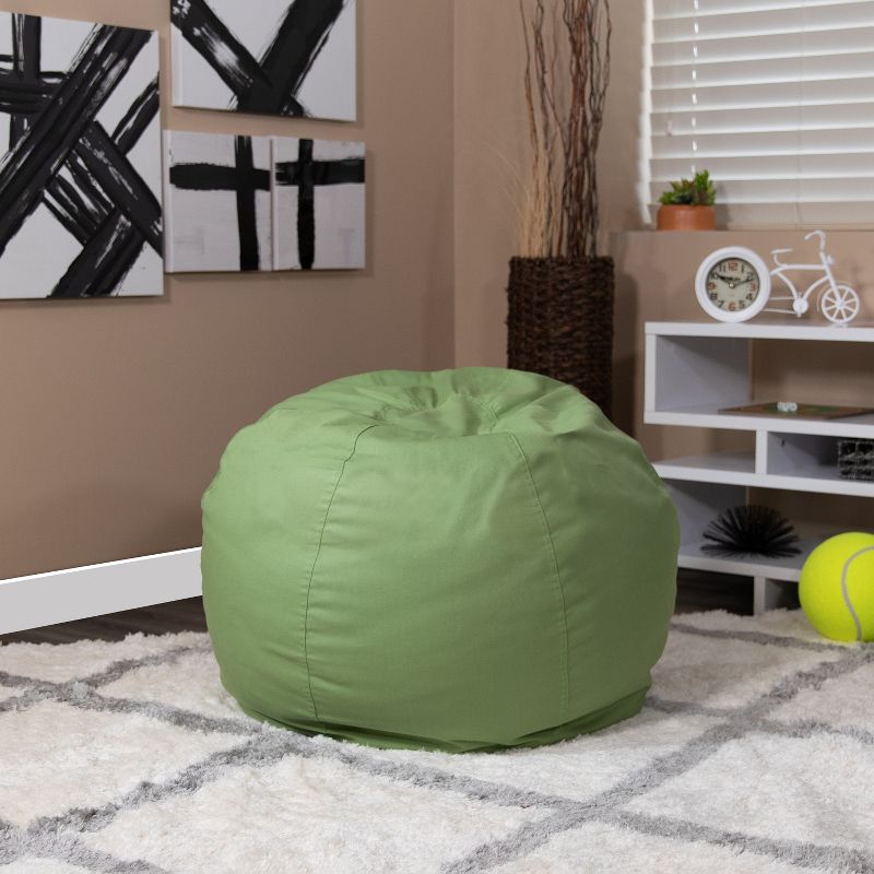 Flash Furniture Small Bean Bag Chair for Kids and Teens, 2 of 9