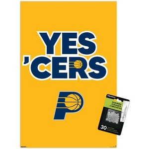 Trends International NBA Indiana Pacers - YES 'CERS 25 Unframed Wall Poster Prints - 1 of 4