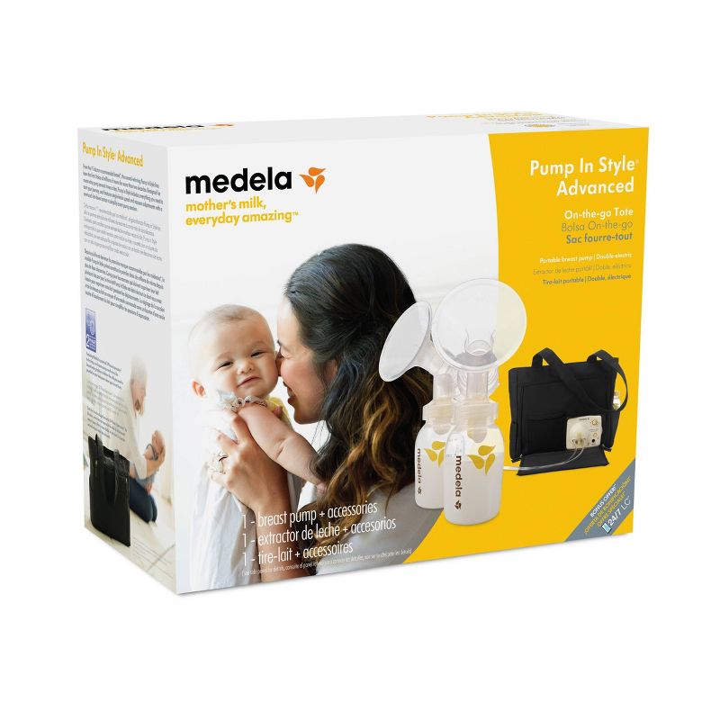 Medela Pump In Style Double Electric Breast Pump with On-the-go Tote Bag, 3 of 8
