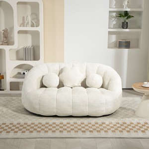 CAVINAS Lazy Sofa Comfy Bean Bag Chair Lounger,High Back Bean Bag Couch,Accent Chairs for Living Room - 1 of 4