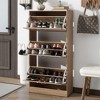 KTMBDW Shoe Cabinet with Drawers, Hidden Wood Shoe Cabinet,Freestanding Shoe Storage Cabinet for Entryway Hallway - 3 of 4