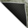 Olive Green And Beige Abstract Washable Indoor Outdoor Area Rug - 4 of 4