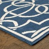 Oriental Weavers Meridian 2205B Navy/ Ivory Indoor/Outdoor Area Rug - 7'10" x 10'10" - 3 of 4