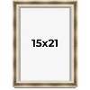 PosterPalooza | Shadow Box 1.75" Deep Silver Picture Frame - UV Acrylic, Foam Board Backing, Hanging Hardware - 2 of 4