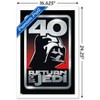 Trends International Star Wars: Return of the Jedi - 40th Vader Logo Framed Wall Poster Prints - 3 of 4