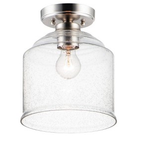 Maxim Lighting Acadia 1 - Light Semi-Flush Mount in  Satin Nickel - 1 of 1