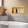 YIYIBYUS LED Shower Niche with Lighting, Bathroom Recessed Wall Shelf - 2 of 4