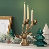 Deer Candelabra Christmas Candle Holder - Threshold™ - 2 of 3